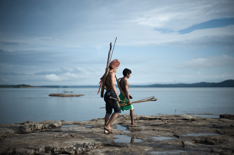 Munduruku and Greenpeace Demarcate Indigenous Lands in the Heart of the Amazon Povo Munduruku inicia sinalização da Terra Indígena Sawré Muybu